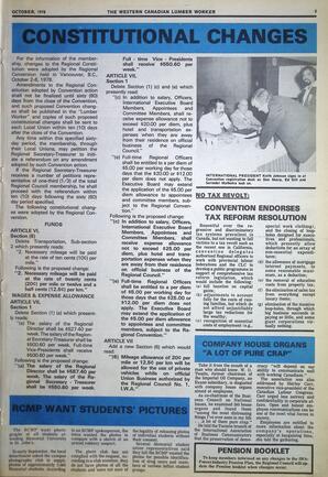   The Western Canadian Lumber Worker, Vol. XLVI No. 8, Oct. 1978   , page 5