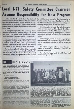   The Western Canadian Lumber Worker, Vol. XXXI, No. 2, 2nd Issue Jan. 1964   , page 5