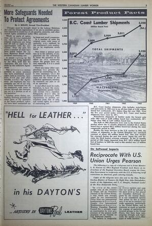   The Western Canadian Lumber Worker, Vol. XXXI, No. 2, 2nd Issue Jan. 1964   , page 3