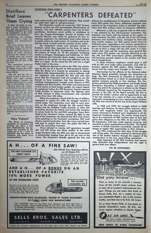   The Western Canadian Lumber Worker, Vol. XXX, No. 22, 2nd Issue Nov. 1963   , page 8