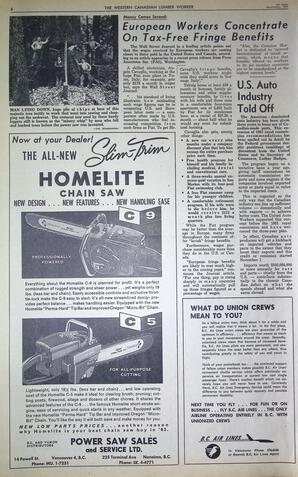   The Western Canadian Lumber Worker, Vol. XXX, No. 21, 1st Issue Nov. 1963   , page 6