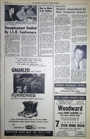   The Western Canadian Lumber Worker, Vol. XXX, No. 21, 1st Issue Nov. 1963   , page 3