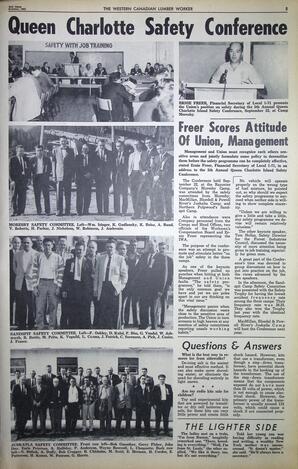   The Western Canadian Lumber Worker, Vol. XXX, No. 20, 2nd Issue Oct. 1963   , page 5