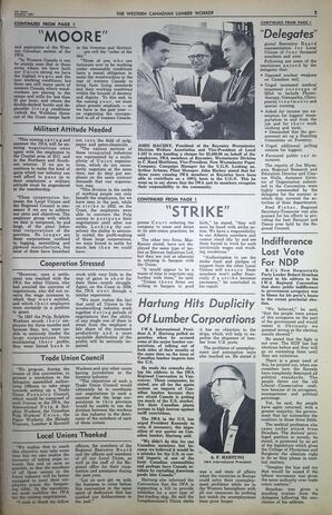   The Western Canadian Lumber Worker, Vol. XXX, No. 19, 1st Issue Oct. 1963   , page 3
