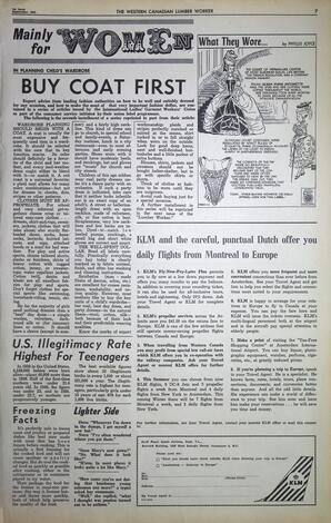   The Western Canadian Lumber Worker, Vol. XXX, No. 17, 1st Issue Sep. 1963   , page 7