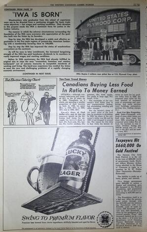   The Western Canadian Lumber Worker, Vol. XXX, No. 14, 2nd Issue Jul. 1963   , page 12