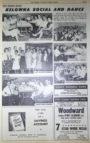   The Western Canadian Lumber Worker, Vol. XXX, No. 13, 1st Issue Jul. 1963   , page 8