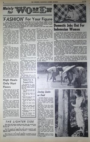   The Western Canadian Lumber Worker, Vol. XXX, No. 12, 2nd Issue Jun. 1963   , page 6