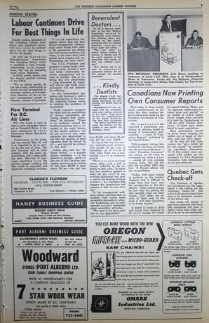   The Western Canadian Lumber Worker, Vol. XXX, No. 12, 2nd Issue Jun. 1963   , page 3