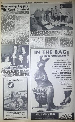   The Western Canadian Lumber Worker, Vol. XXX, No. 10, 2nd Issue May 1963   , page 8