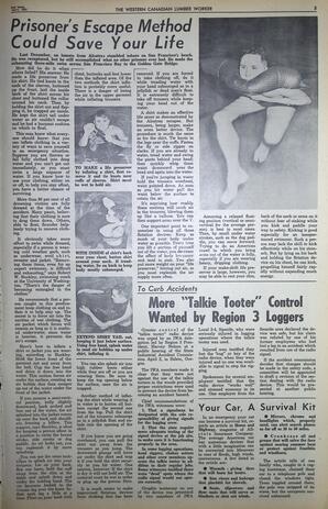   The Western Canadian Lumber Worker, Vol. XXX, No. 8, 2nd Issue Apr. 1963   , page 5