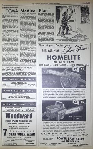   The Western Canadian Lumber Worker, Vol. XXX, No. 3, 1st Issue Feb. 1963   , page 2