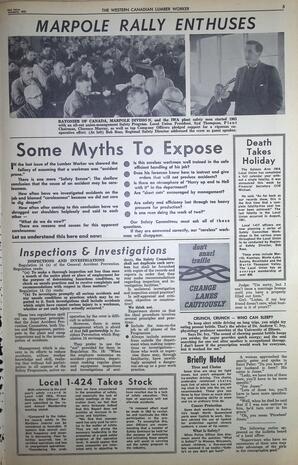   The Western Canadian Lumber Worker, Vol. XXX, No. 2, 2nd Issue Jan. 1963   , page 5
