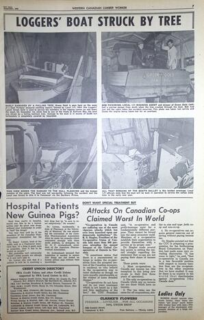   The Western Canadian Lumber Worker, Vol. XXIX, No. 24, 2nd Issue Dec. 1962   , page 7