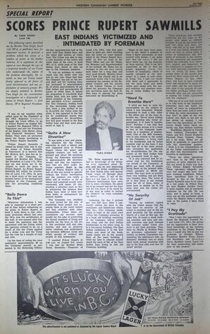   The Western Canadian Lumber Worker, Vol. XXIX, No. 18, 2nd Issue Oct. 1962   , page 8