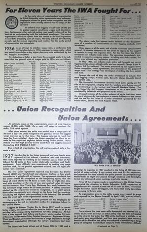   The Western Canadian Lumber Worker, Vol. XXIX, No. 17, 2nd Issue Sep. 1962   , page 6