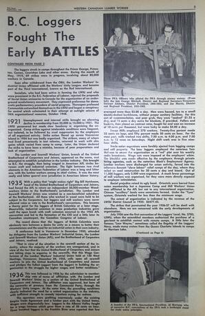   The Western Canadian Lumber Worker, Vol. XXIX, No. 17, 2nd Issue Sep. 1962   , page 3
