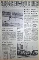 The Western Canadian Lumber Worker, Vol. XXIX, No. 14, 1st Issue Aug. 1962