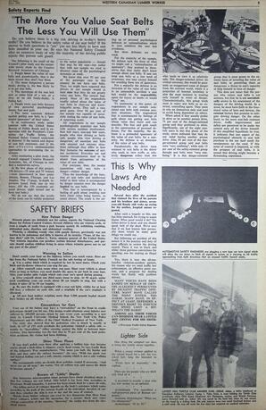   The Western Canadian Lumber Worker, Vol. XXIX, No. 10, 1st Issue Jun. 1962   , page 5