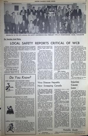   The Western Canadian Lumber Worker, Vol. XXIX, No. 5, 1st Issue Mar. 1962   , page 5