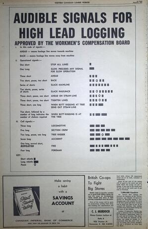   The Western Canadian Lumber Worker, Vol. XXIX, No. 3, 1st Issue Feb. 1962   , page 8