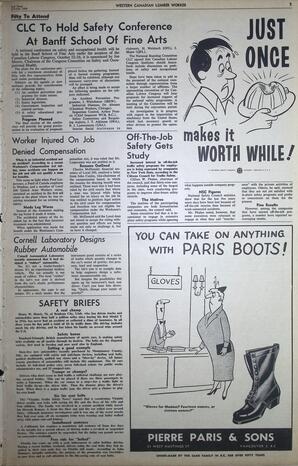   The Western Canadian Lumber Worker, Vol. XXIX, No. 2, 2nd Issue Jan. 1962   , page 5
