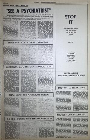   The Western Canadian Lumber Worker, Vol. XXIX, No. 1, 1st Issue Jan. 1962   , page 5