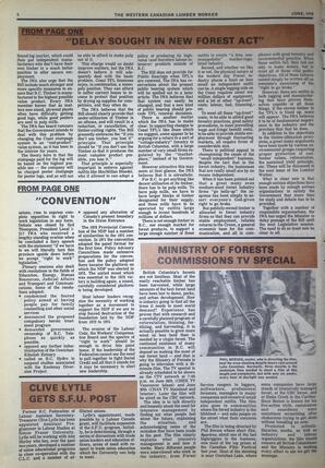   The Western Canadian Lumber Worker, Vol. XLVI No. 5, Jun. 1978   , page 2