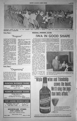   The Western Canadian Lumber Worker, Vol. XXVIII, No. 24, 2nd Issue Dec. 1961   , page 2