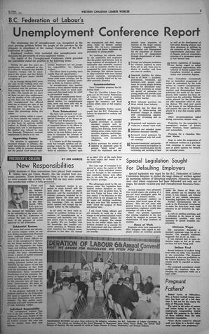   The Western Canadian Lumber Worker, Vol. XXVIII, No. 21, 1st Issue Nov. 1961   , page 5