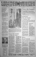 The Western Canadian Lumber Worker, Vol. XXVIII, No. 19, 1st Issue Oct. 1961