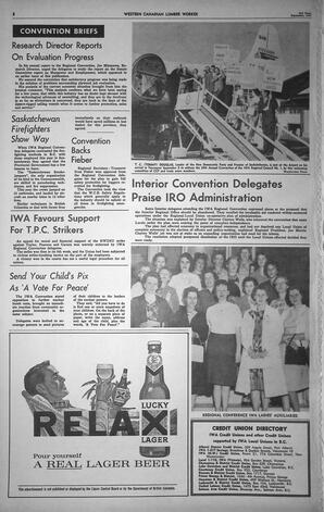   The Western Canadian Lumber Worker, Vol. XXVIII, No. 18, 2nd Issue Sep. 1961   , page 8