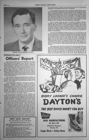   The Western Canadian Lumber Worker, Vol. XXVIII, No. 17, 1st Issue Sep. 1961   , page 3