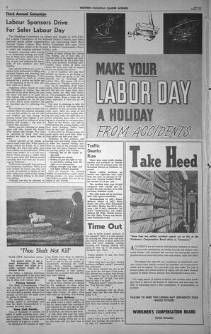  The Western Canadian Lumber Worker, Vol. XXVIII, No. 16, 2nd Issue Aug. 1961   , page 2