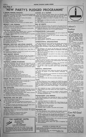   The Western Canadian Lumber Worker, Vol. XXVIII, No. 15, 1st Issue Aug. 1961   , page 7