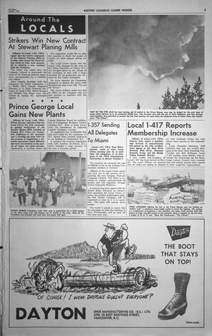   The Western Canadian Lumber Worker, Vol. XXVIII, No. 15, 1st Issue Aug. 1961   , page 3