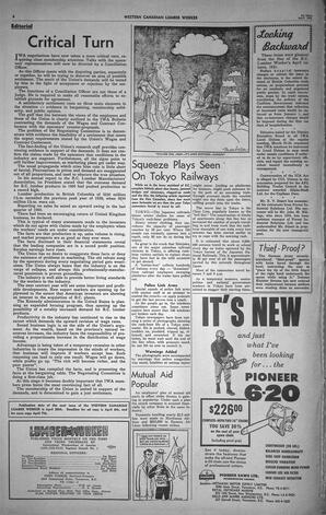   The Western Canadian Lumber Worker, Vol. XXVIII, No. 7, 1st Issue Apr. 1961   , page 4