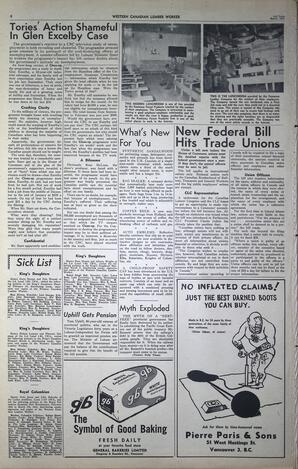   The Western Canadian Lumber Worker, Vol. XXVIII, No. 6, 2nd Issue Mar. 1961   , page 6