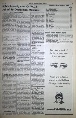   The Western Canadian Lumber Worker, Vol. XXVIII, No. 5, 1st Issue Mar. 1961   , page 5