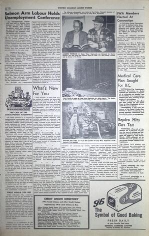   The Western Canadian Lumber Worker, Vol. XXVIII, No. 4, 2nd Issue Feb. 1961   , page 7