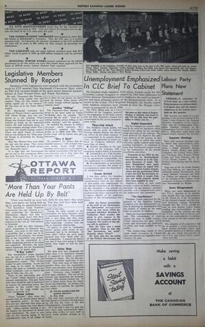   The Western Canadian Lumber Worker, Vol. XXVIII, No. 3, 1st Issue Feb. 1961   , page 8