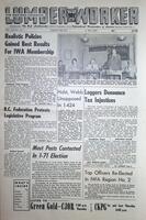 The Western Canadian Lumber Worker, Vol. XXVIII, No. 1, 1st Issue Jan. 1961