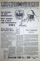 The Western Canadian Lumber Worker, Vol. XXVII, No. 24, 2nd Issue Dec. 1960