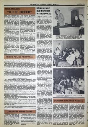   The Western Canadian Lumber Worker, Vol. XLVI No. 3, Mar. 1978   , page 2