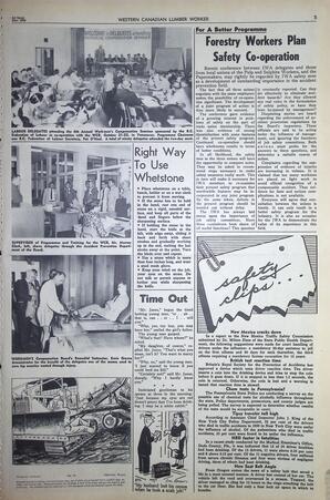   The Western Canadian Lumber Worker, Vol. XXVII, No. 21, 1st Issue Nov. 1960   , page 5