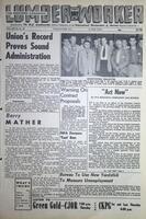 The Western Canadian Lumber Worker, Vol. XXVII, No. 20, 2nd Issue Oct. 1960