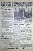The Western Canadian Lumber Worker, Vol. XXVII, No. 17, 1st Issue Sep. 1960