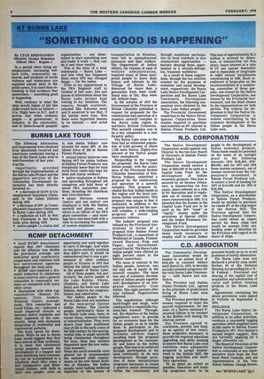   The Western Canadian Lumber Worker, Vol. XLVI No. 2, Feb. 1978   , page 8