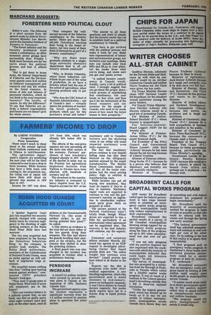   The Western Canadian Lumber Worker, Vol. XLVI No. 2, Feb. 1978   , page 6