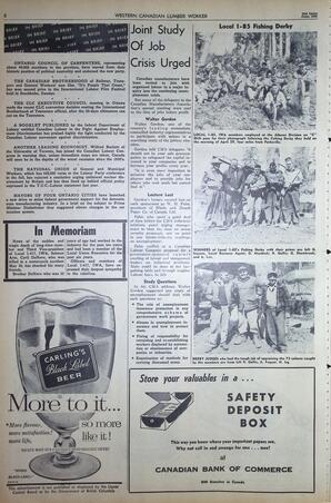   The Western Canadian Lumber Worker, Vol. XXVII, No. 12, 2nd Issue Jun. 1960   , page 8